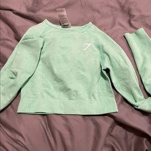 Gymshark long sleeve crop shirt